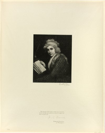 Portrét Mary Wollstonecraftové ze starých anglických mistrů od Timothy Cole