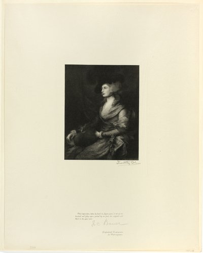 Portrét paní Siddonsové ze starých anglických mistrů od Timothy Cole
