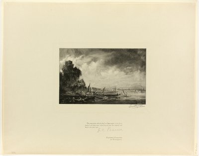 Waterloo Bridge (náčrt), od Old English Masters od Timothy Cole