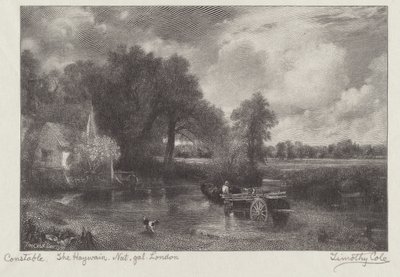 Haywain od Timothy Cole after John Constable