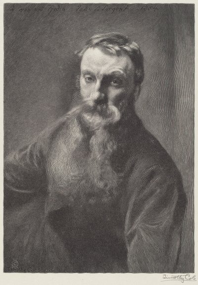 Rodin od Timothy Cole after John Singer Sargent