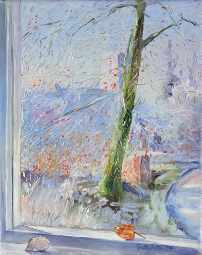 Beech Tree and Haw Frost, 1989 od Timothy Easton