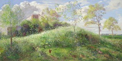 Cow Petrsley Hill, 1991 od Timothy Easton