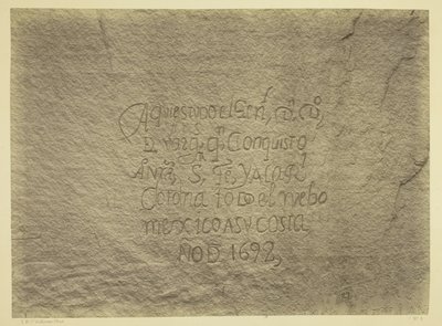 Historické španělské záznamy o dobytí jižní strany Inscription Rock, N.M. Geografický a geologický průzkum západně od 100. poledníku. Expedice z roku 1873. -Lieut. Geo. M. Wheeler, velitel ženijního sboru. od Timothy O