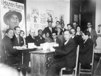 Ruce pryč od výboru Nikaraguy, Mexico City, 1928 od Tina Modotti