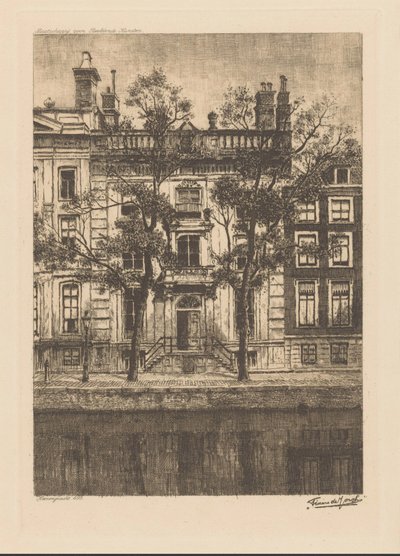 Společnost pro vizuální umění, Heerengracht 495 (původní název na objektu) od Tinus de Jongh