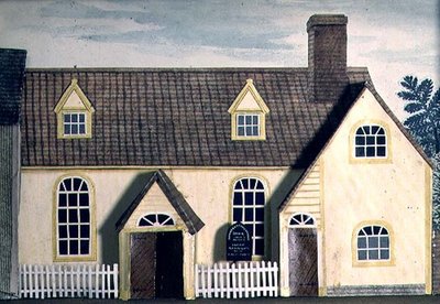 Model kaple, Halstead Congregate Church, Essex od Tirzah Ravilious