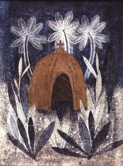 Nativní chýše od Tirzah Ravilious