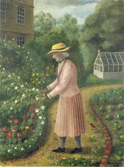 Angličanka (paní Nicholas z Copford Place, 96 let) od Tirzah Ravilious