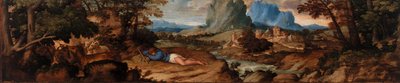 Spící ovčák od Titian (Tiziano Vecellio)