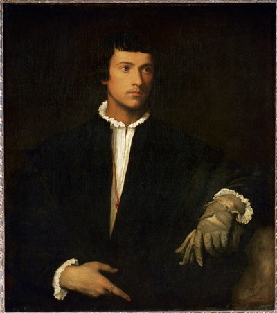 Der Mann mit dem Handschuh von Titian (c.1488-1576)