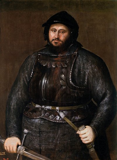 Jean-Frederic (Jean Frederic) Ier de Saxe dit le Magnanime - John Frederick I (1503-1554), saský kurfiřt par Tizian (1488-1576) od Tiziano Vecelli