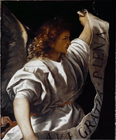 Polyptych Averoldi: Announce Angel od Titian (c.1488 1576)