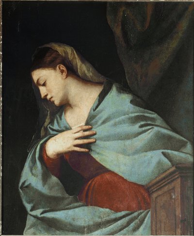 Polyptych Averoldi: Panna oznámena od Titian (c.1488 1576)