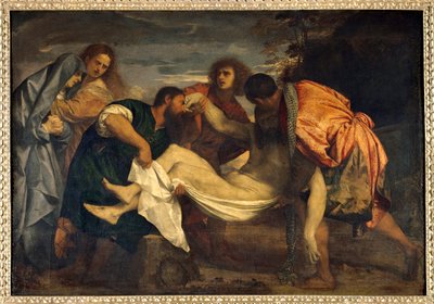 Náhrobní malba od Tiziana Vecellia dit le Tizian (1485-1576) Sun. 1,48 x 2,12 m od Tiziano Vecelli