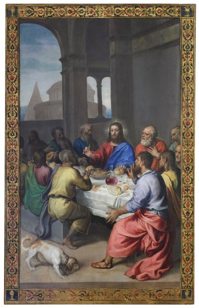 Poslední večeře od Titian (c.1488-1576)