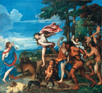 Bakchus a Ariadna, 1523-1525 od Tiziano Vecelli