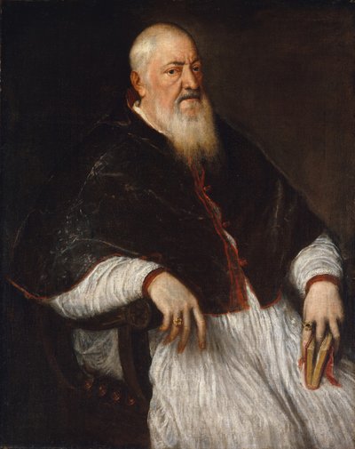 Filippo Archinto narozen kolem roku 1500, zemřel 1558, arcibiskup milánský, v polovině 50. let 16. století. od Tiziano Vecelli