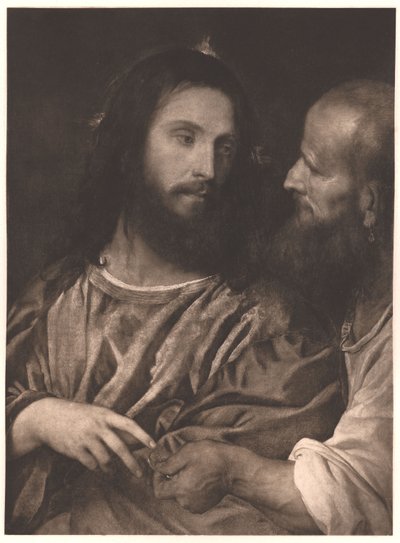 Německy: Der Zinsgroschen The Tribute Money od Titian