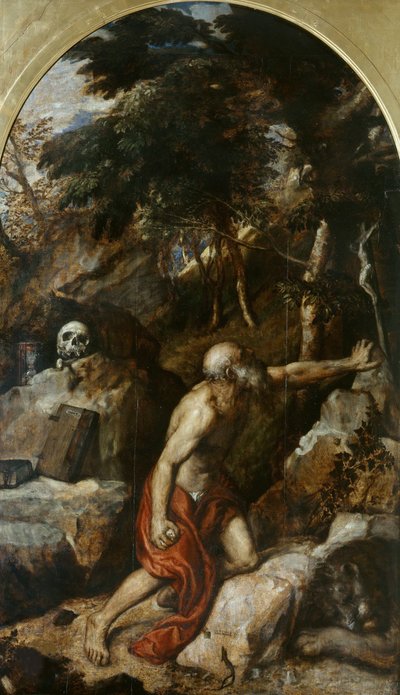 Kající svatý Jeroným, c. 1550. od Titian