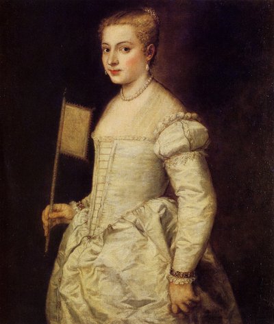 Portrét dámy v bílém, cca 1561. od Titian