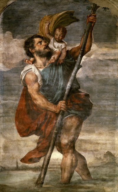 Svatý Kryštof, 1523-1524. od Titian