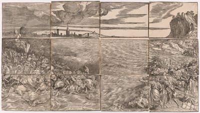Potopení faraonovy armády v Rudém moři od Titian