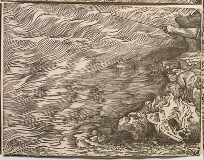 Potopení faraonovy armády v Rudém moři od Titian