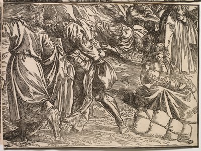 Potopení faraonovy armády v Rudém moři od Titian
