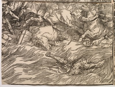 Potopení faraonovy armády v Rudém moři od Titian