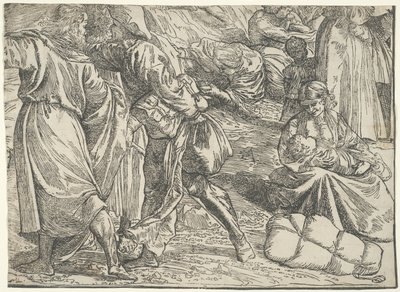 Ponoření faraonovy armády do Rudého moře od Titian
