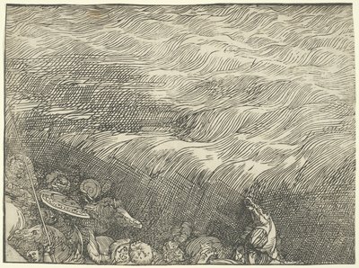 Ponoření faraonovy armády do Rudého moře od Titian