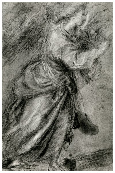 Anděl zvěstování, c1565, 1937 od Tiziano Vecelli