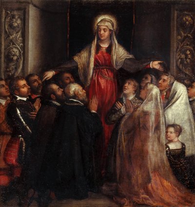Madonna of Mercy Madonna of Mercy, 1573. od Tiziano Vecelli
