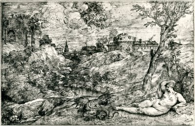 Medor a Angelica nebo Jason a Medea, c1535-1545, 1937 od Tiziano Vecelli