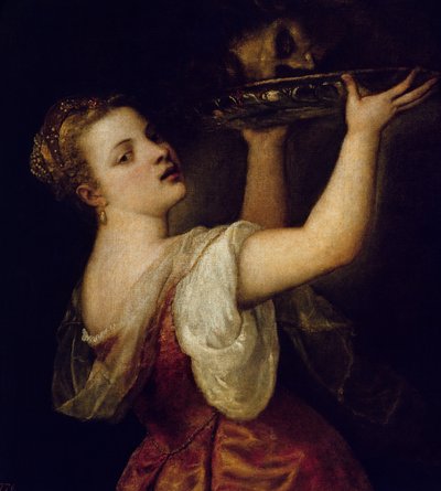 Salome nesoucí hlavu sv. Jana Křtitele, kolem roku 1549 od Tiziano Vecelli