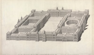 Palác Whitehall. Strana Charing Cross. od Tobias Müller