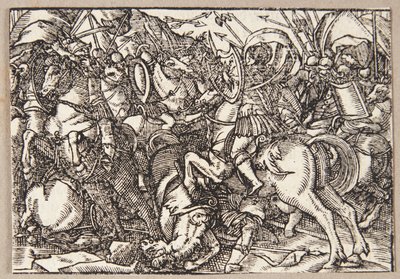 M. Decius vede Římany v boji proti Latinům od Tobias Stimmer