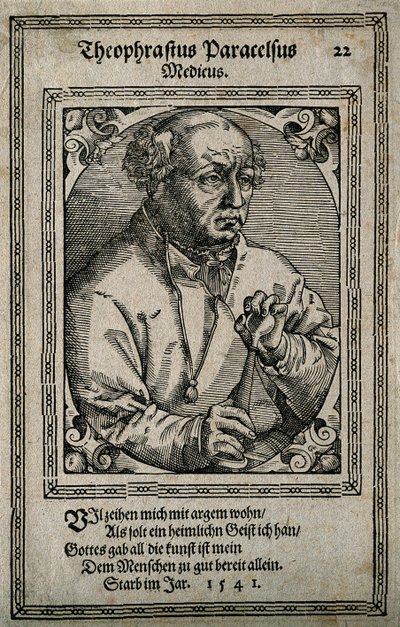 Philippus Theophrastus Aureolus Bombastus von Hohenheim Paracelsus, 1587. od Tobias Stimmer
