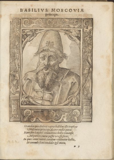 Portrét cara Ivana IV. Hrozného 1530-1584 od Tobias Stimmer