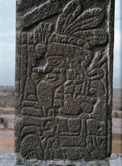 Reliéf chrámu Tlahuizcalpantecuhtli od Toltec Toltec