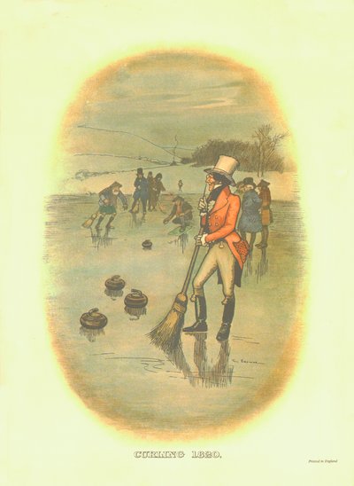 Curling, 1820, c1910. od Tom Browne