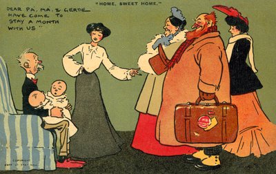 Home, Sweet Home (chromolitho) od Tom Browne