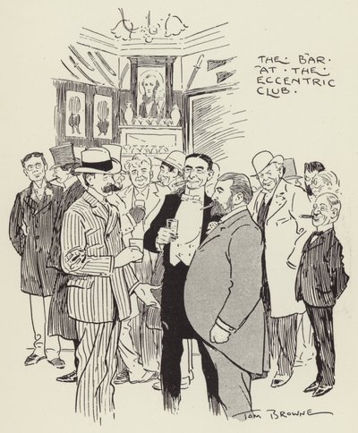 Bar v klubu Eccentric od Tom Browne