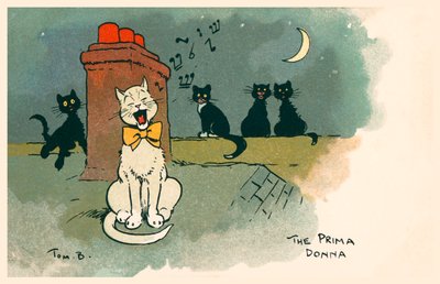 Prima Donna (barevná litografie) od Tom Browne