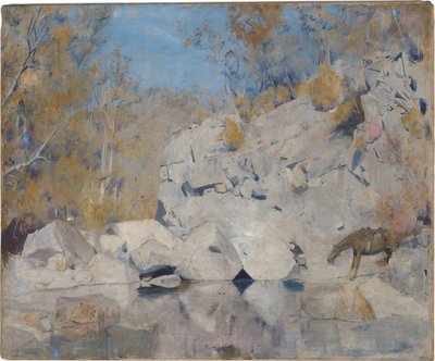 V rohu na Macintyre, 1895 od Tom Roberts