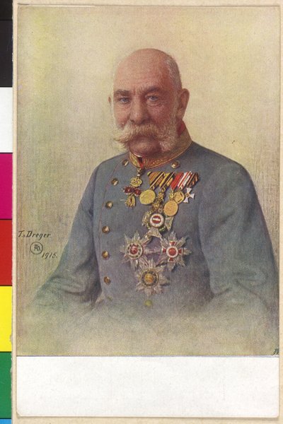 Rakouský císař František Josef I. od Tom von Dreger