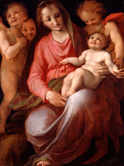 Madonna a dítě s nemluvnětem St John, 1570. od Tommaso Manzuoli