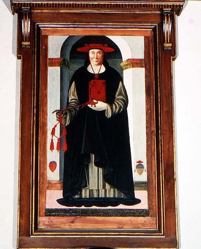 Kardinál Niccolo z Prata, papežský vázaný od Tommaso di Piero