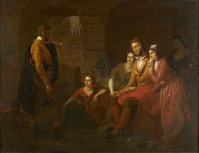 Lafayette ve vězení v Olmütz, 1850 od Tompkins Harrison Matteson